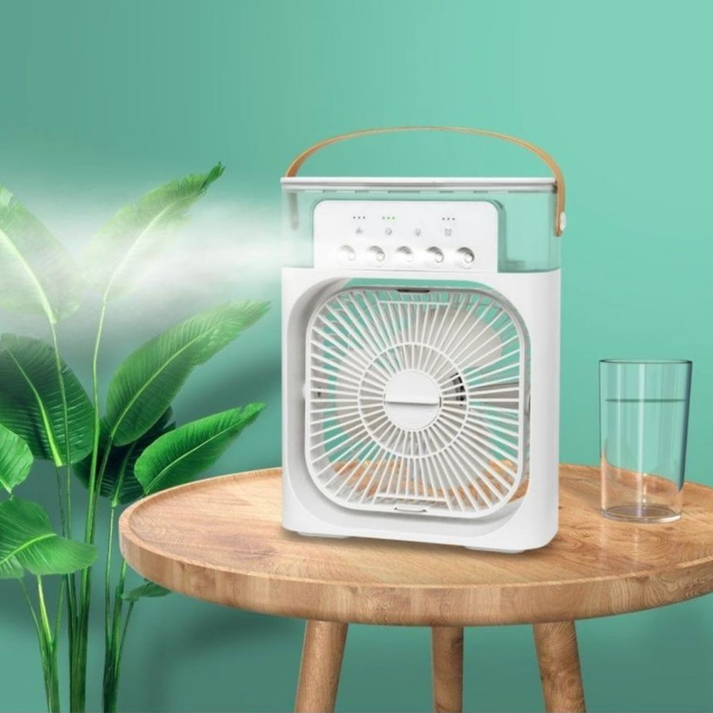 پنکه رومیزی مه پاش تایمر دار air fan
