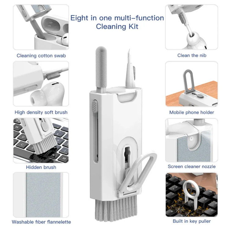 کیت تمیز کننده 8 کاره Multifunction